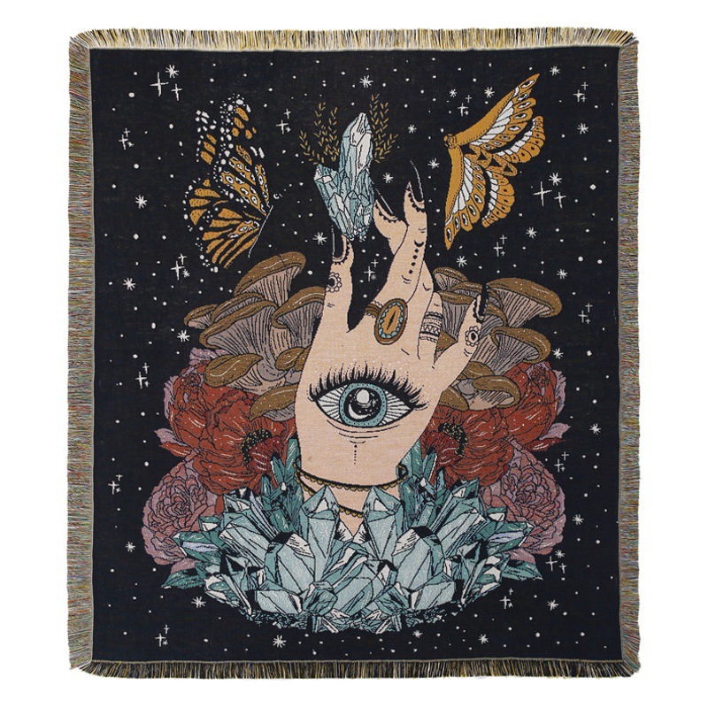 Ins Style Multi-functional Blanket Bohemian Blanket Nap Blanket Sofa Blanket Cover Blanket Outdoor Camping Blanket picnic blanket