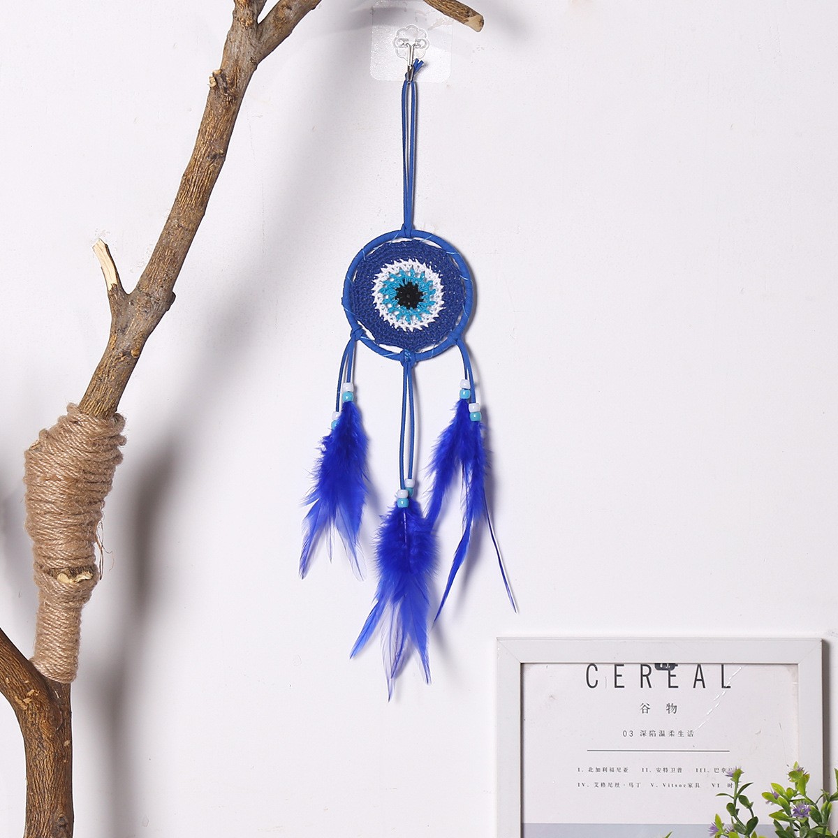 Picture of Devil's Eye dream catcher holiday gift home decoration wall hanging bedroom bedside wall decoration pendant dream catcher