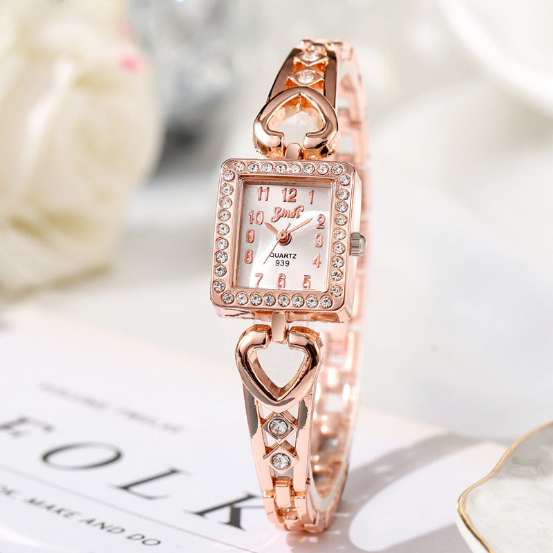 Fashion New Square Women's Watch Women's Korean-style Bracelet Steel Belt Niche Ins Style Elegant Student High-class Sense