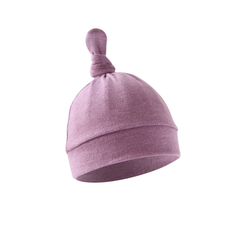Picture of 2023 foreign trade baby pacifier hat single layer baby chirp hat baby tail hat children pullover hat