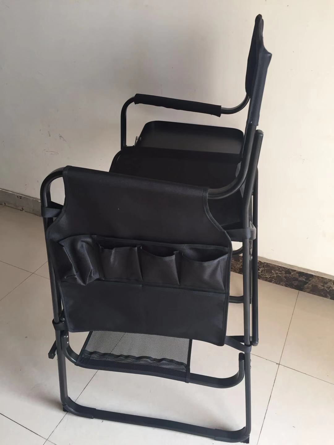 Picture of Large Director aluminum alloy chair computer leisure chair folding outdoor canvas chair beach chair office makeup chair