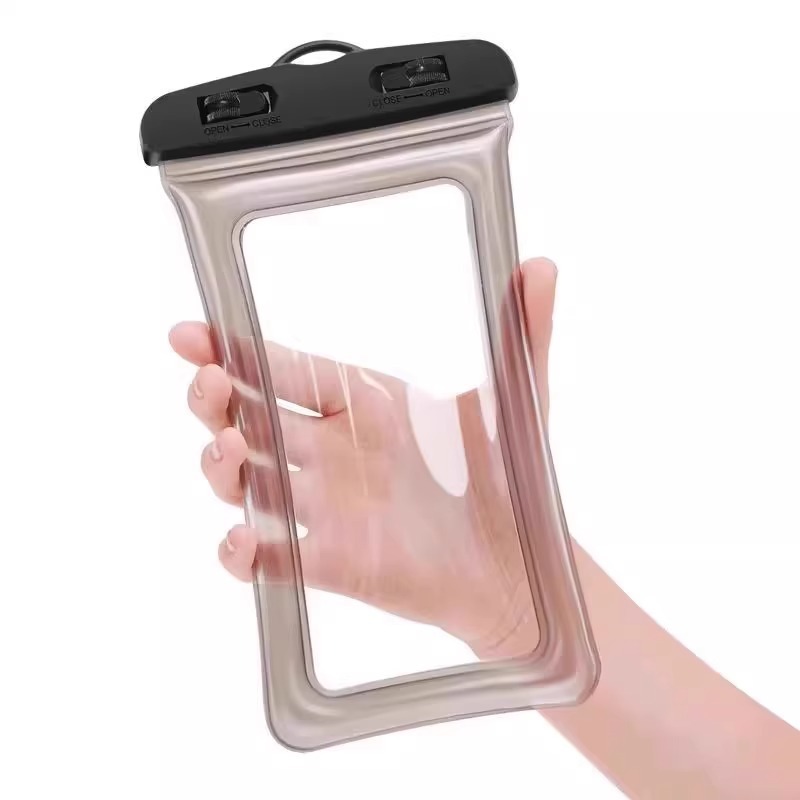 Picture of Mobile Phone Waterproof Bag Touchscreen Swimming Self-sealing Sealed Bag Seaside Diving Photo Drifting Transparent Waterproof Mobile Phone Case