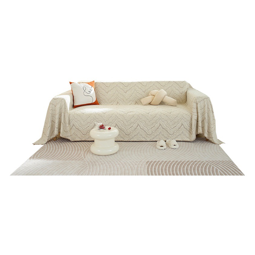 Nordic style sofa cover cloth chenille one-piece cover blanket anti-cat scratch sofa cushion four seasons universal sofa cover cover towel
