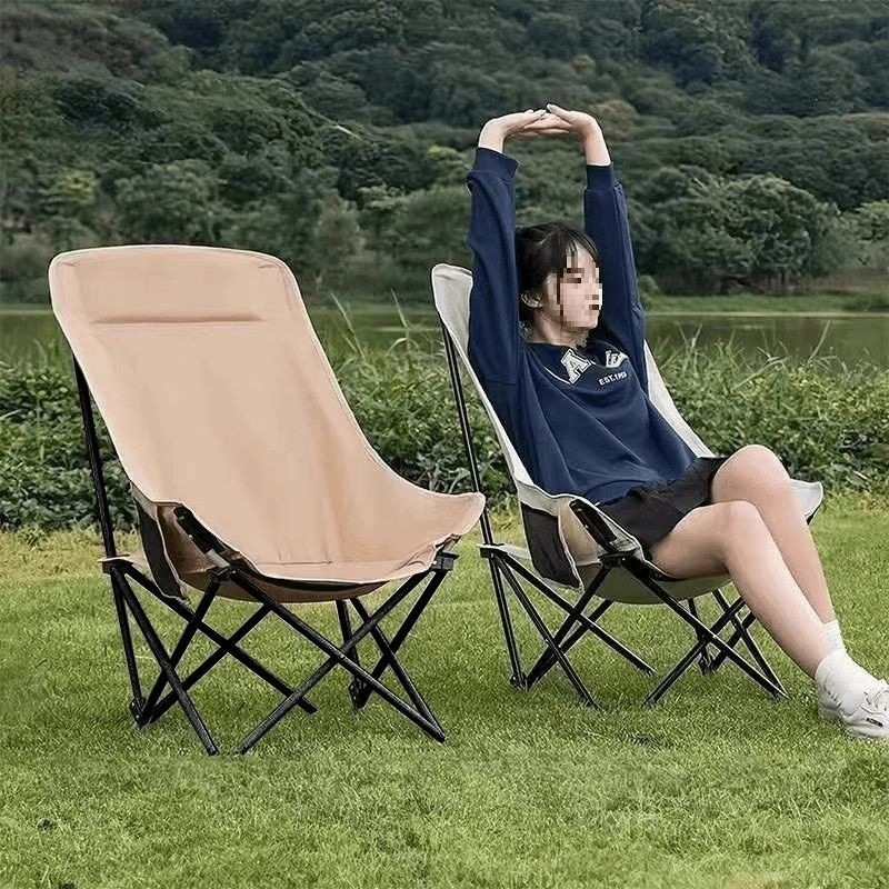 Moon Chair Folding Portable Outdoor Folding Chair Camping Chair Portable Stool Fishing Chair Outdoor Bed Folding Bed