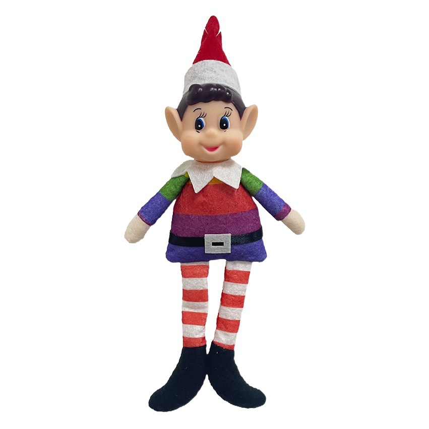 Christmas Elf Male Christmas Decorations Christmas Elf Pendant Rainbow Christmas Elf Pendant