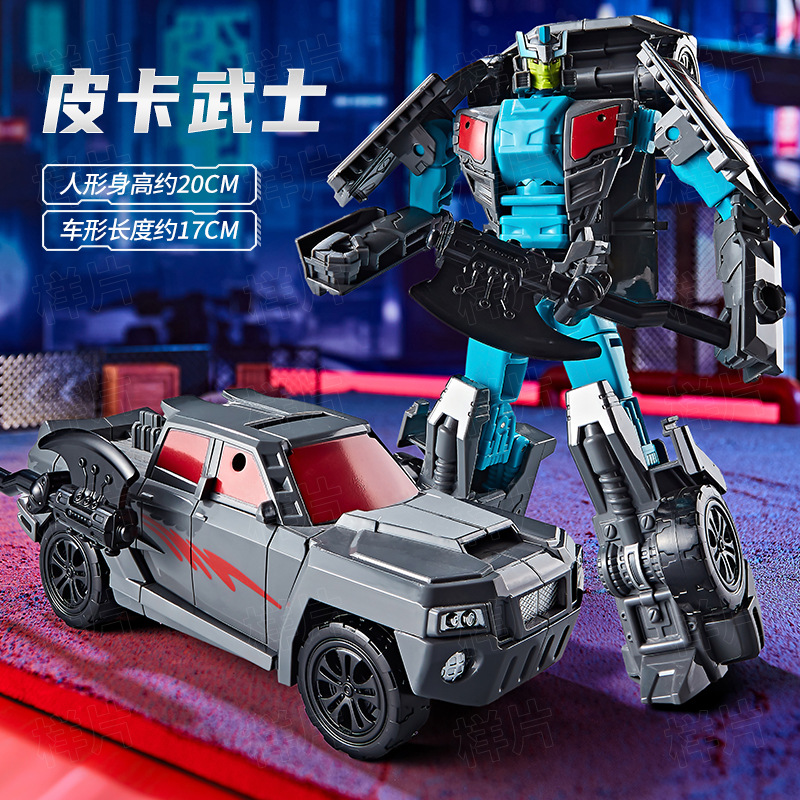 Picture of Wei Jiang's Fifteen Small Transforming Robot King Kong Optimus Bumblebee Column Model Hand-Made Boy and Kidsren's Toys