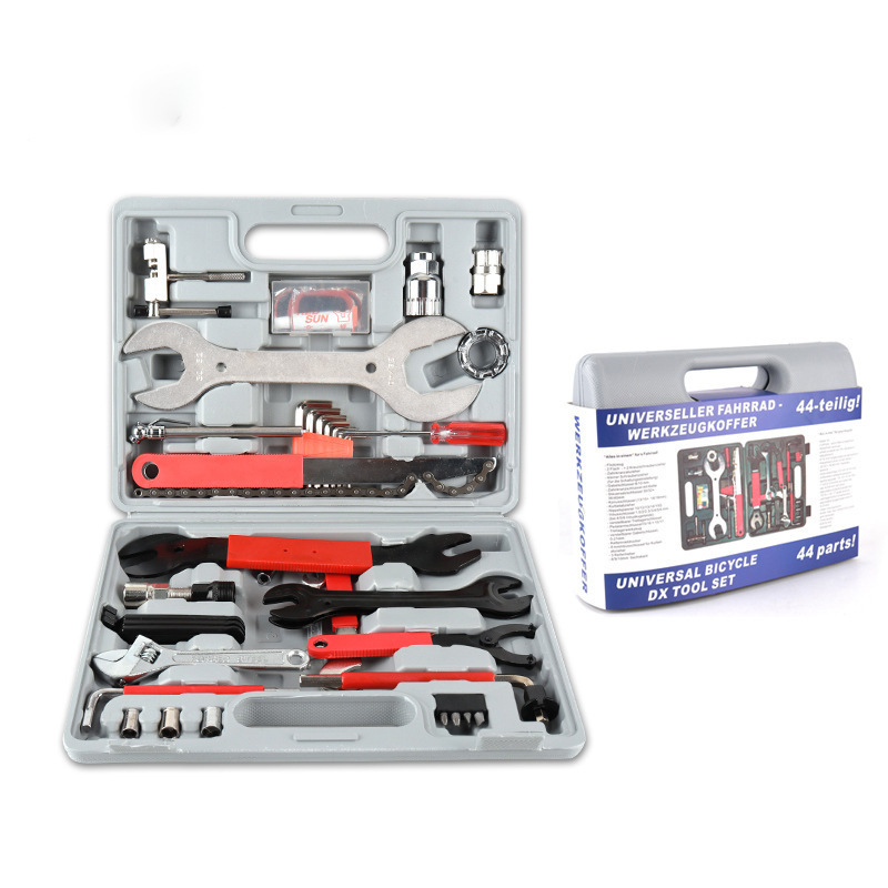 Bicycle tools multi-function repair toolbox FZ044 full set of maintenance and repair large tool combination suit