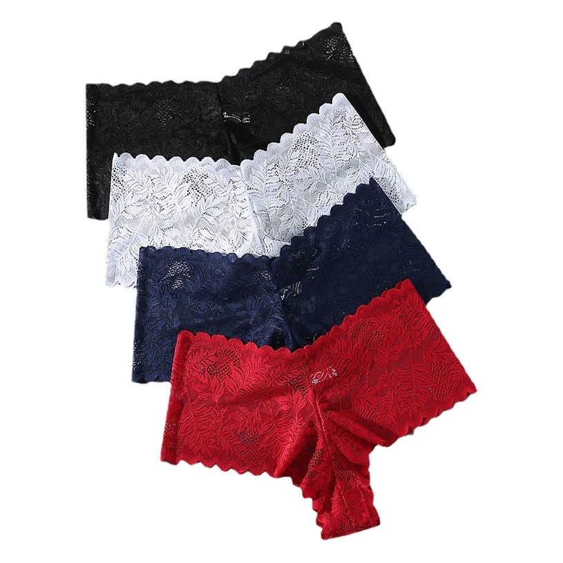 Plus size ladies briefs lace panties high waist thongs and fattened women's underwear 280 Jins chubby girl underwear