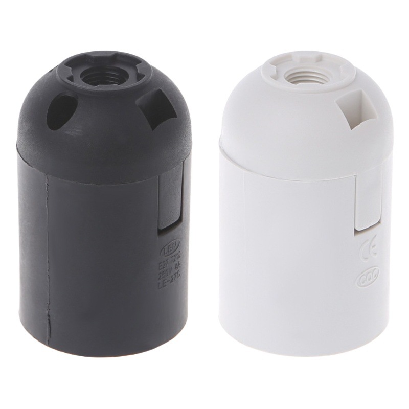 Picture of E27 plastic lamp holder holder cassette light body full teeth half teeth chandelier table lamp floor lamp wall lamp cap CE certification