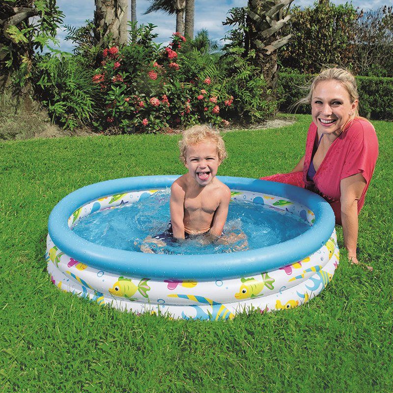 Picture of Bestway children inflatable swimming pool PVC thickened baby swimming bucket adult family bath pool