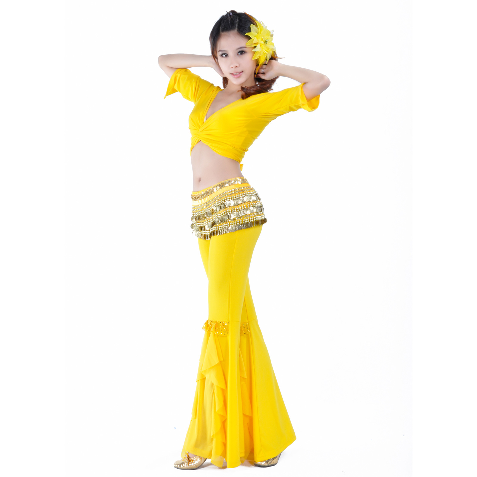 Picture of Dynamic suit, belly dance practice, belly dance sports suit, belly dance practice clothing suit wholesale