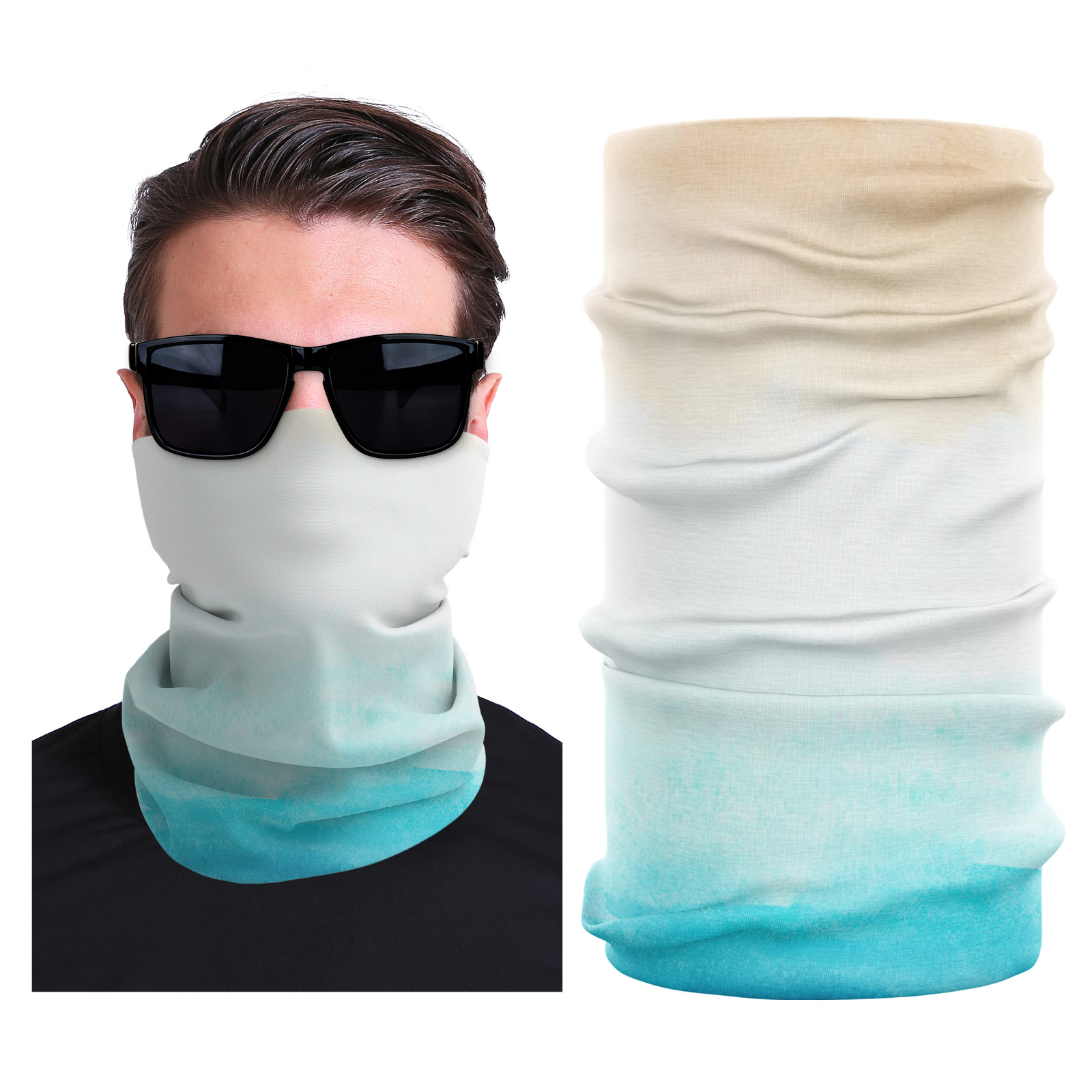 Picture of Xunhui magic scarf outdoor scarf mountaineering riding scarf high elastic seamless Ice Silk face towel cross-border bandana