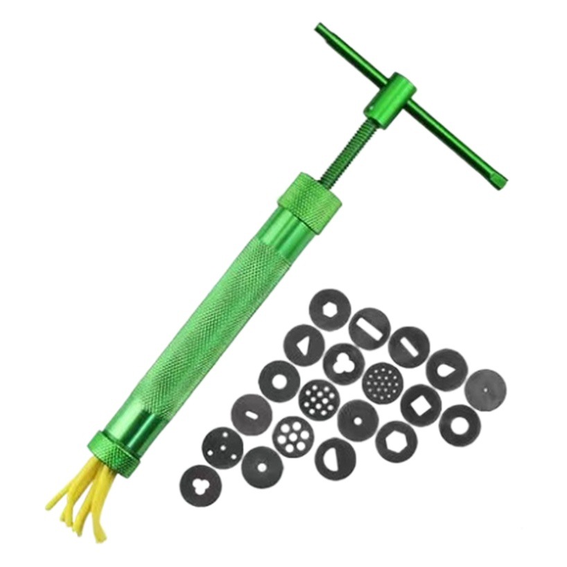 Rotary Clay Squeezer Soft Pottery Clay Squeezer Colored Carved Clay Squeezer Pottery Tools Earrings Tools