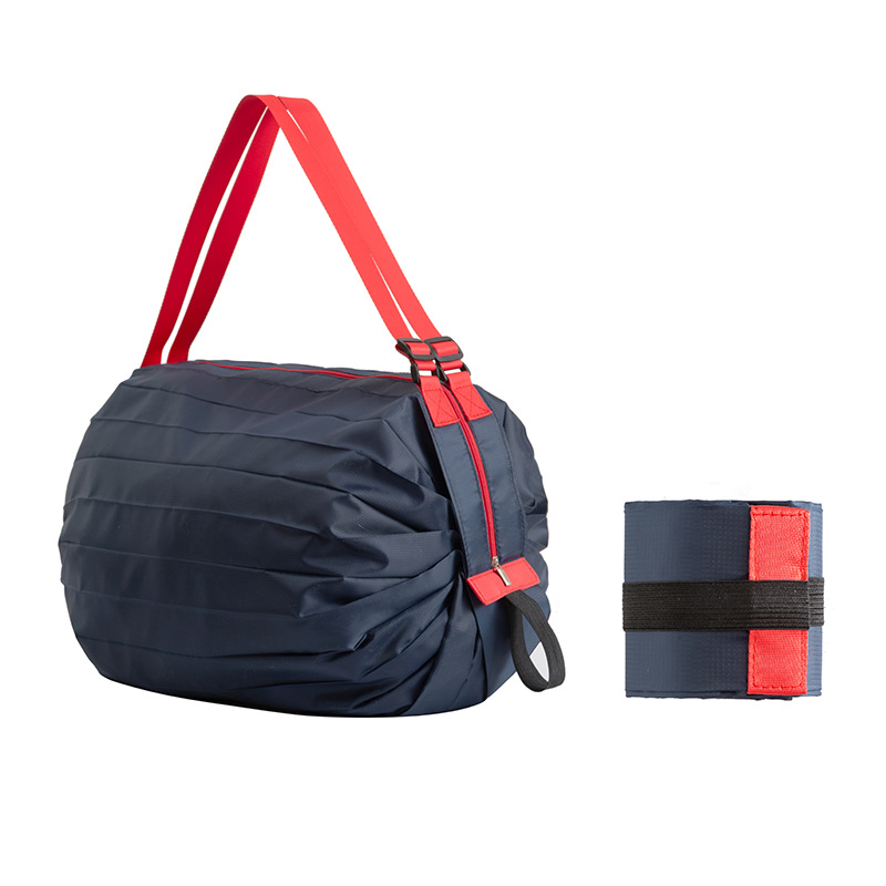 Picture of Foldable shopping bag travel shoulder portable thick large grocery shopping bag supermarket green shopping bag wholesale