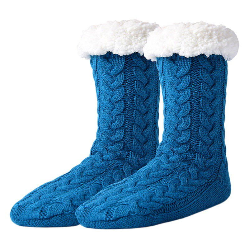 Picture of Floor Socks winter plus velvet padded warm month Slipper Socks slippers adult home Socks