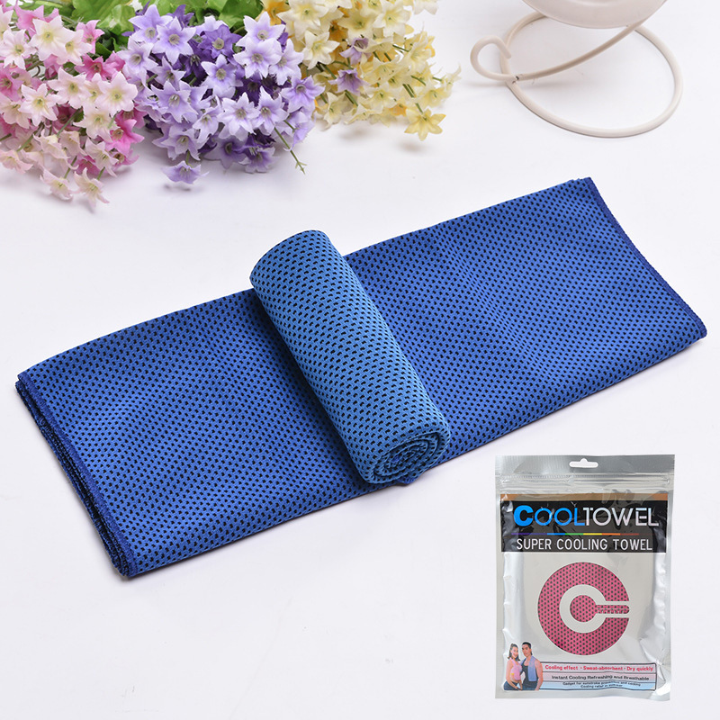 Picture of Summer Cold Towel Cross-Border Sports Towel Sweat-Absorbent Ice Silk Towel Ice Cold Towel Fitness Towel Can Be Customized