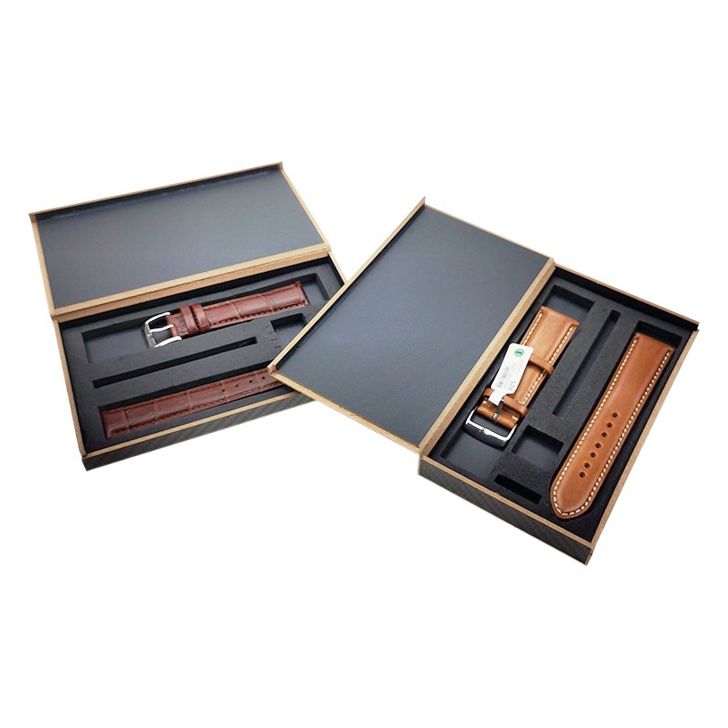 Hot Sale Watch Band Box Apple Watch Band Packaging Watch Band Black Wooden Box Universal Watch Band Wooden Box Packaging Spot