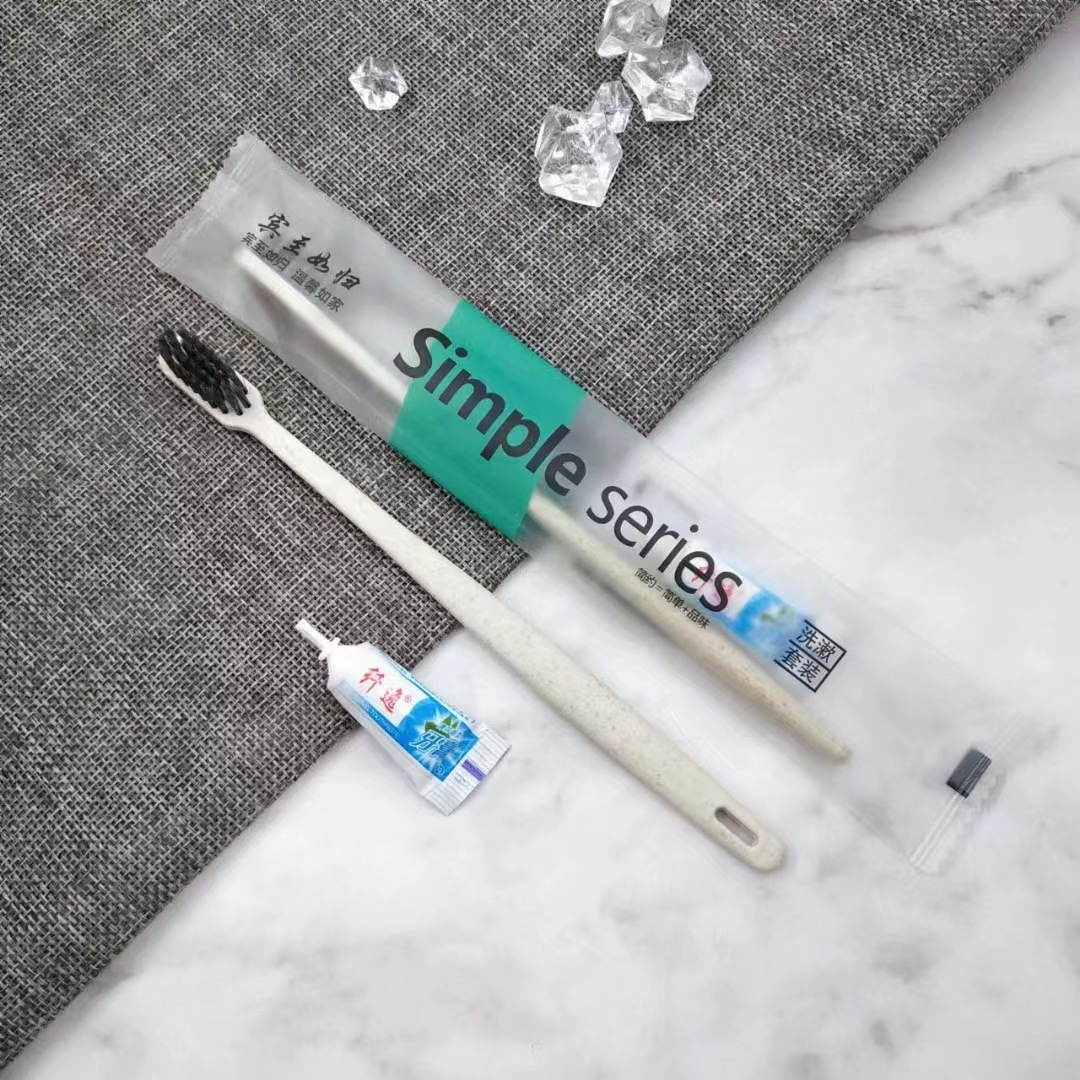 Picture of Hotel Special Hotel Toiletries Set Comb Disposable Toothbrush with Toothpaste Soft Hair Homestay Wholesale Customization