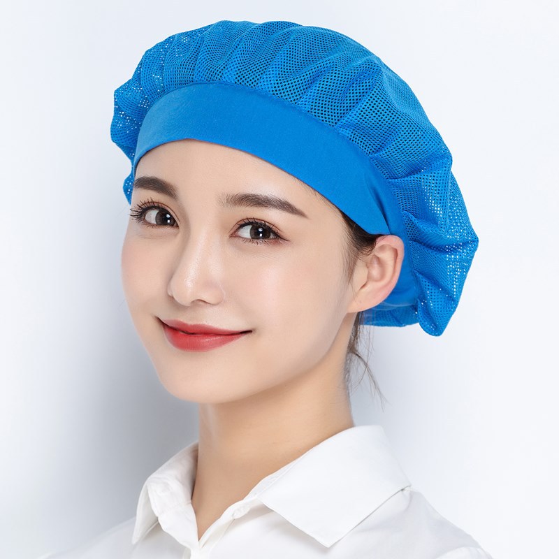 Picture of Canteen Restaurant Breathable Mesh Dust Cap Factory Workshop Multi-Color Work Hat Kitchen Smoke-Proof Chef Hat Wholesale