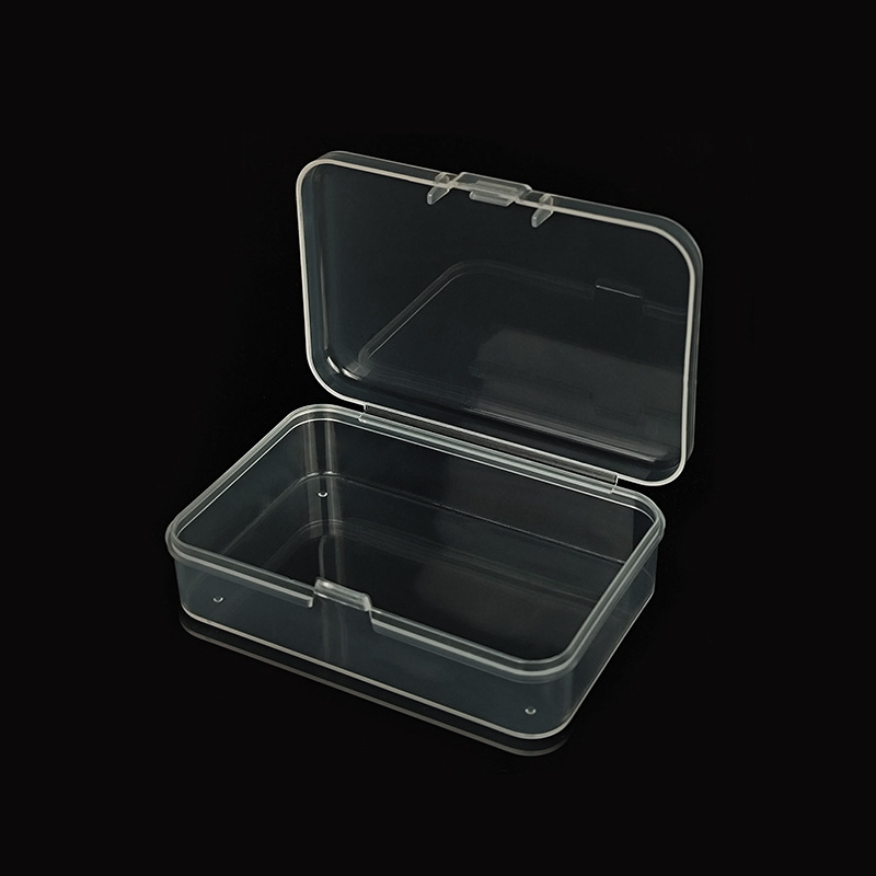 Picture of 7.5 rectangular box square plastic transparent storage box PP small parts tool organizing storage empty box stationery box