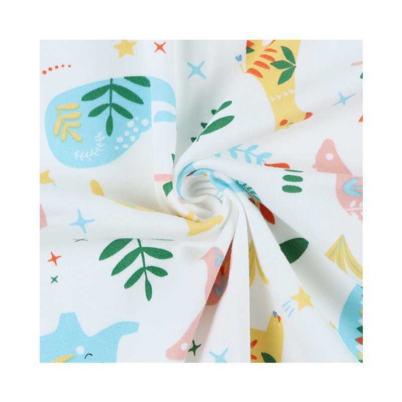 Picture of category a cotton cotton wool cloth cartoon printing new flower baby t-shirt underwear home clothing fabric in stock