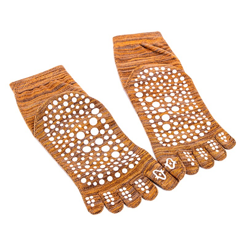 Yoga Toe Socks Women's Winter Sole Split Toe Socks Five Toe Floor Cotton Retro Socks Wholesale
