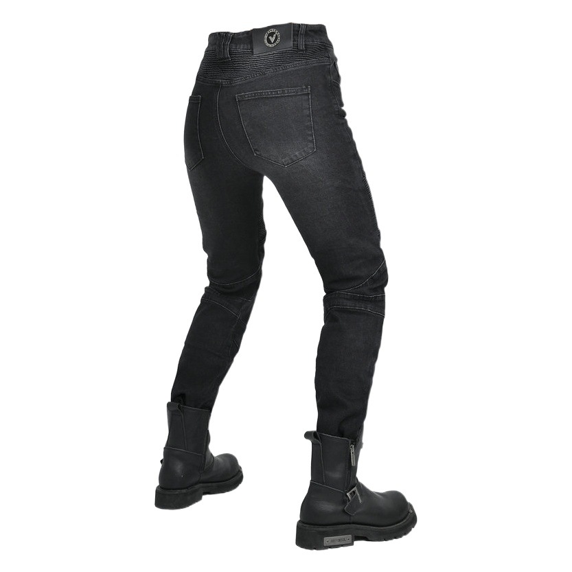 VOLERO motorcycle jeans casual retro stretch biker pants female knight racing anti-fall riding pants