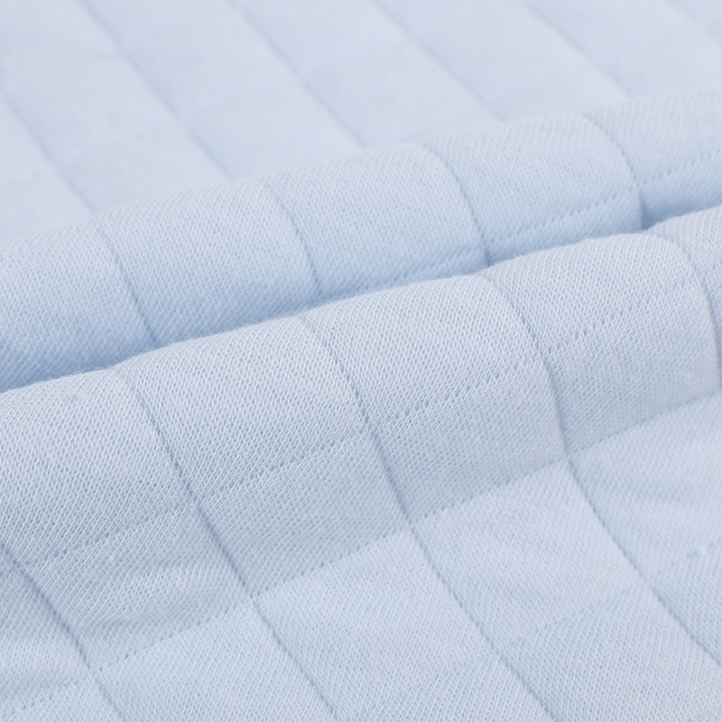 Picture of 2cm diamond lattice jacquard air layer knitted air layer quilted fabric autumn and winter baby cotton clothes pajamas fabric