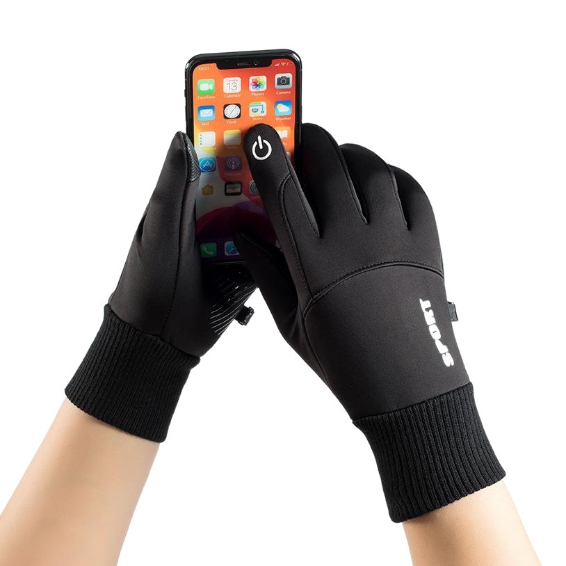 Touch Screen Gloves Men's Winter Warm Velvet Imitation Wind Winter Driving Cold-proof Outdoor Riding Motorcycle