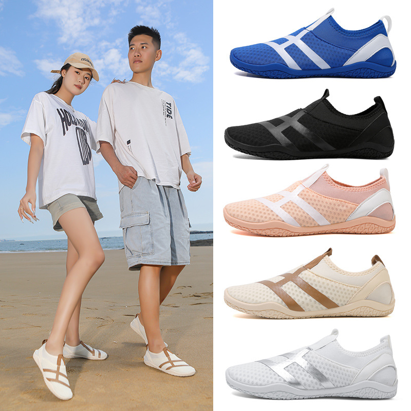 Cross-border New Tracing Shoes Lightweight Quick-drying Beach Shoes Couple Outdoor Swimming Wading Shoes Hiking Climbing Five-finger Shoes
