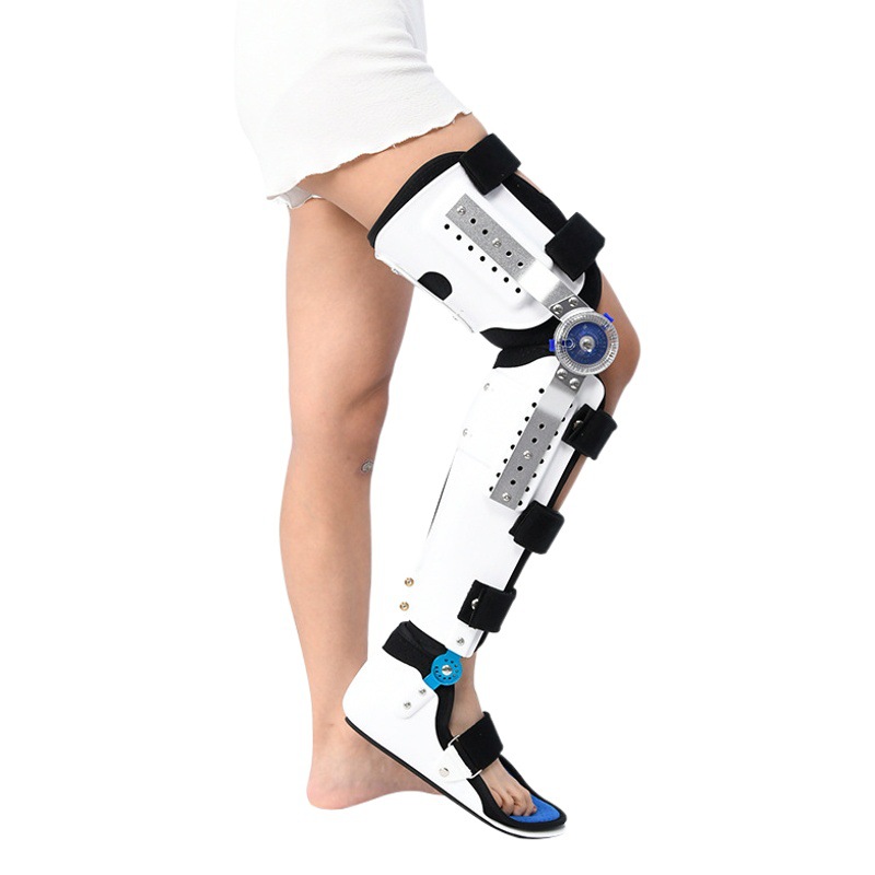 Adjustable Fixed Rigid Knee, Ankle and Foot Brace, Knee Joint, Thigh, Calf, Ankle, Lower Limb Support Device, Health Care