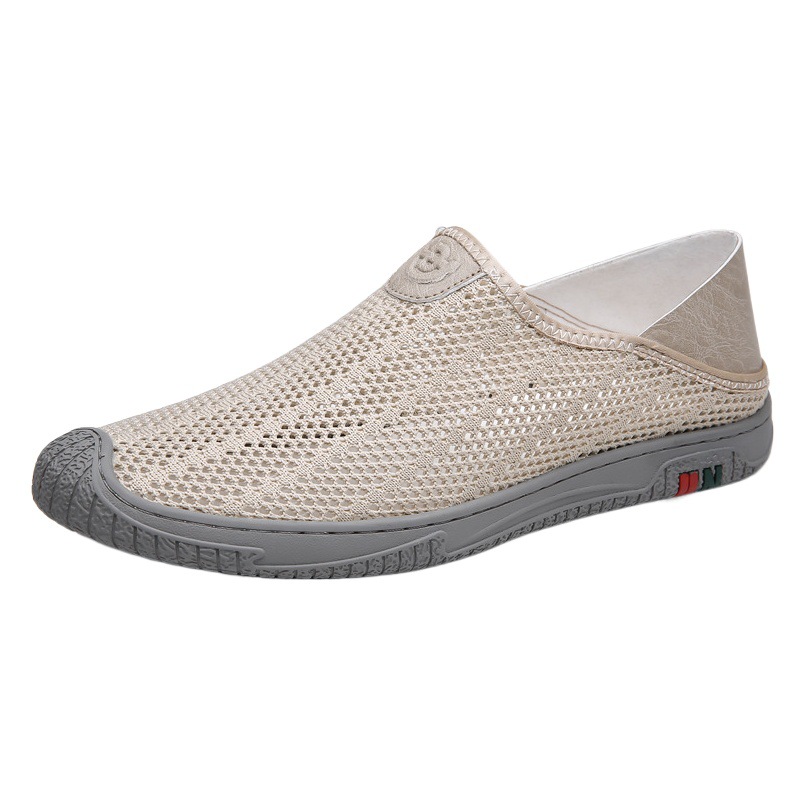 2024 Summer new men fly weave breathable leisure mesh men hand-made fly-woven sandals tide shoes 601