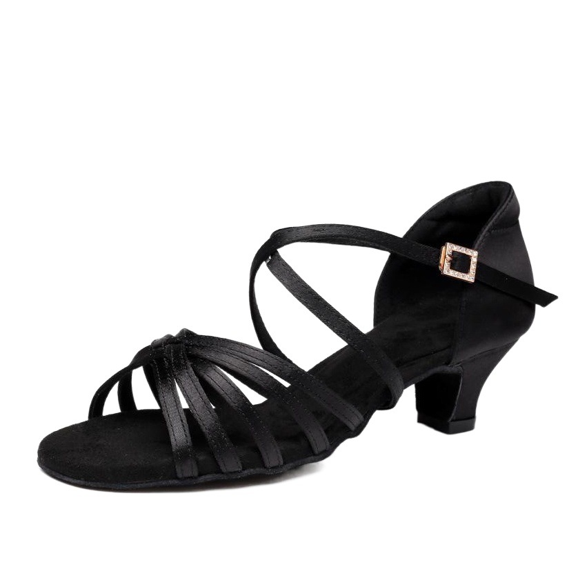Children's Latin Dance Girls Shoes Cross-border Children's Latin Shoes Soft Sole Girls Latin Practice Shoes Dance Shoes Wholesale