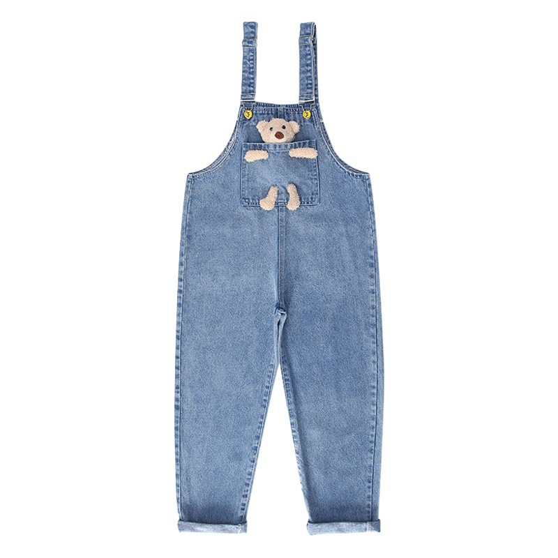 Girls' Autumn Dress Suspender Pants 2021 New Korean Style Western Style Middle and Big Children's Autumn Children's Leisure Fashion