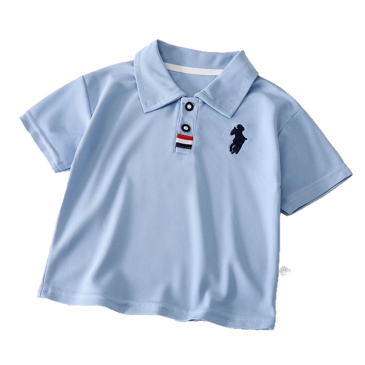 Picture of Boys' POLO Shirt Summer New Arrival Embroidered Baby Casual Lel Children's Short Sleeve T-Shirt 2025 Summer Children's Wear Batch