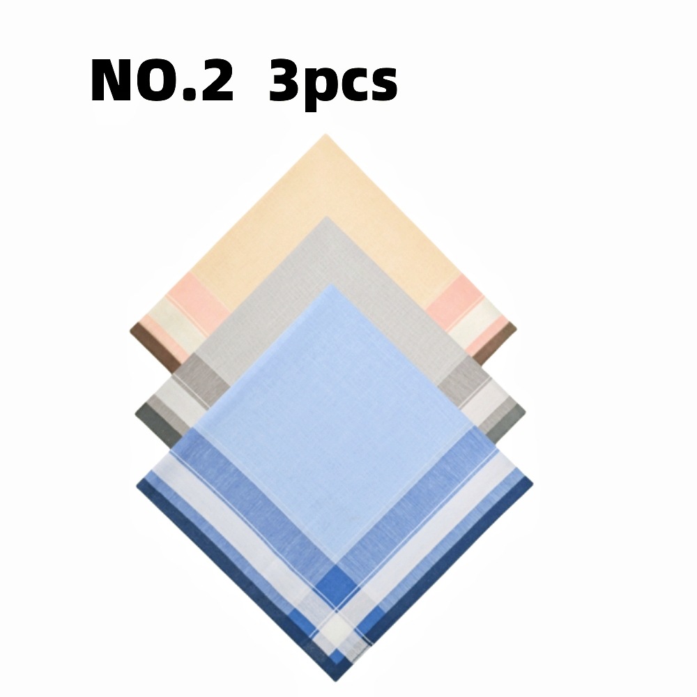 Picture of 40cm Satin Craft Vintage Cotton Handkerchief Nostalgic High Density Men's Handkerchief for Elders Cross-border Hot Sale