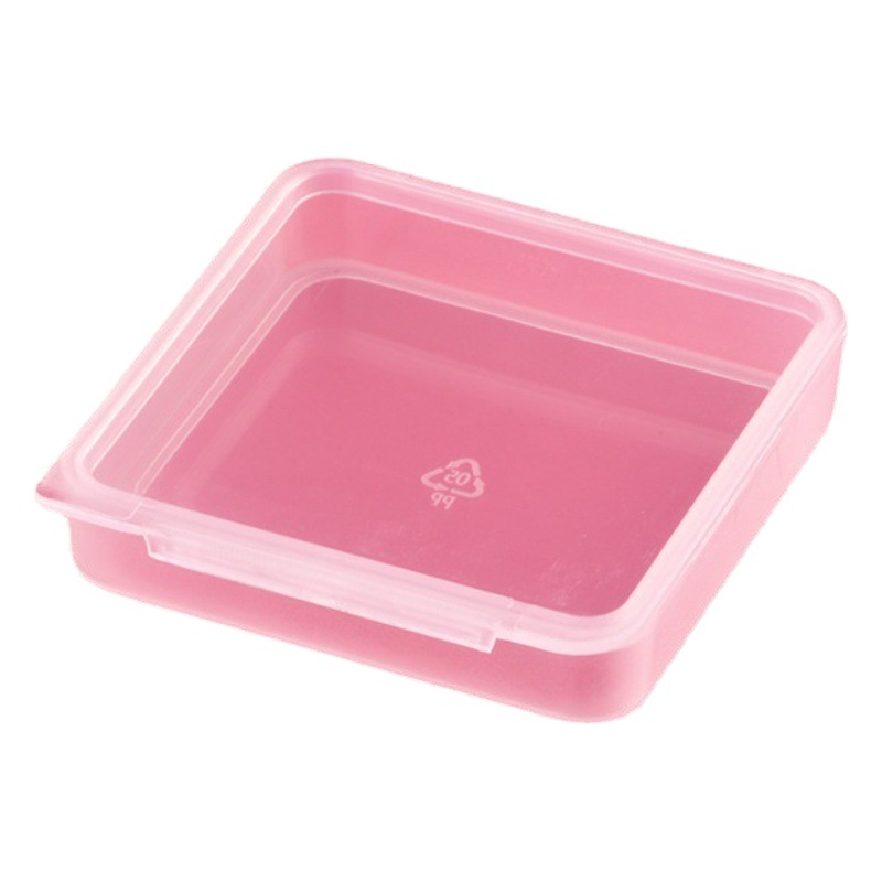 Factory sales PP Square small plastic box frosted parts plastic storage box jewelry packaging injection box