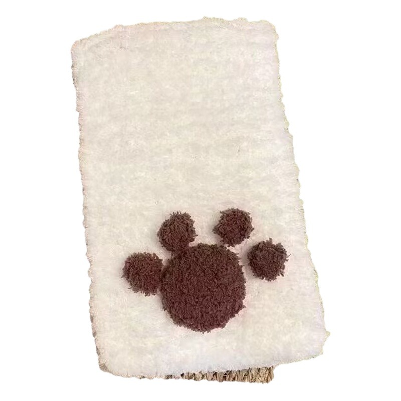 Pacha dog scarf wool handmade diy woven material package coral velvet cat claw scarf wool self-woven for men and women