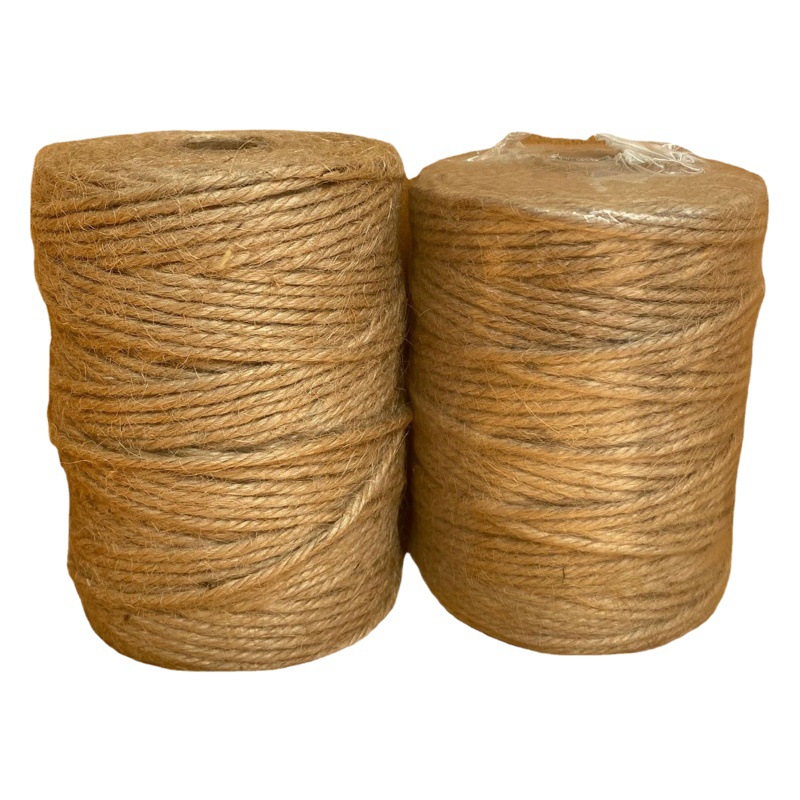 4 strands of hemp rope 3mm fine hemp rope 100 yards meter cylindrical packaging diy hemp rope twine 8mm Amazon cross-border hemp rope