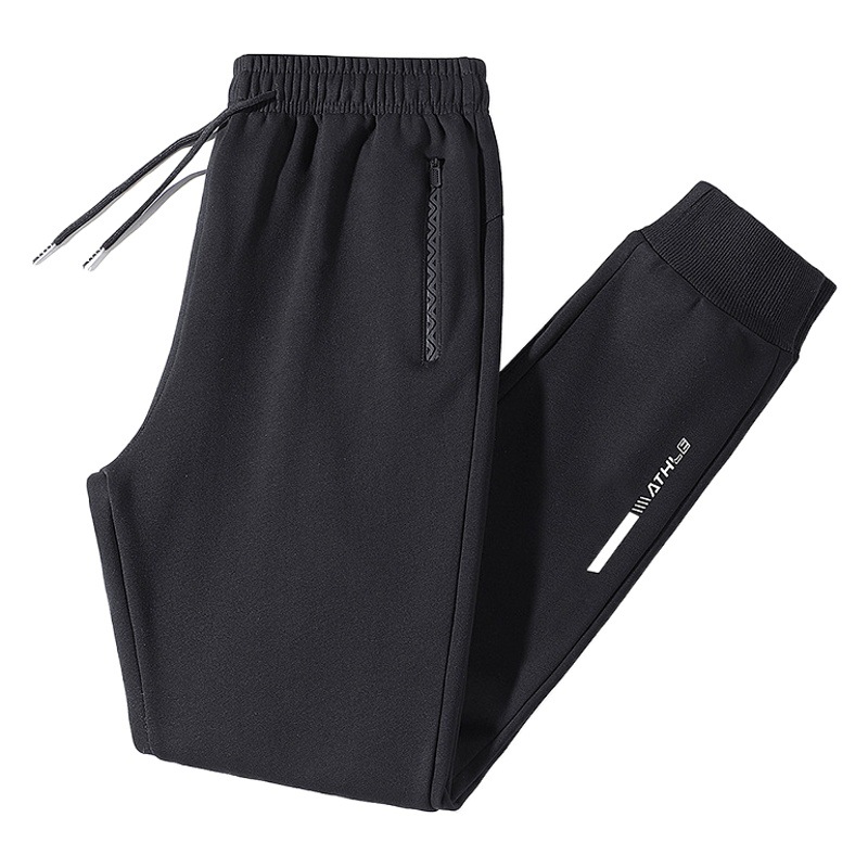 Autumn new casual sports pants men's plus size men's trousers cotton sweatpants stretch loose Pants Sweatpants