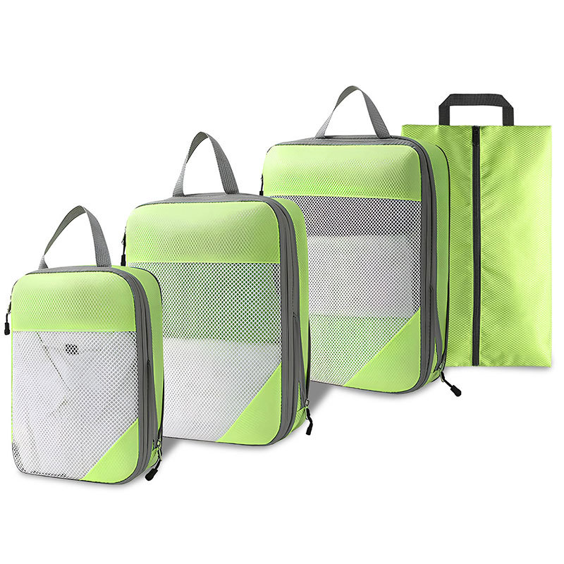 Picture of Travel Compression Storage Bag Four-Piece Set Amazon Popular Clothing Organizer Suitcase Clothing Storage Bag Set
