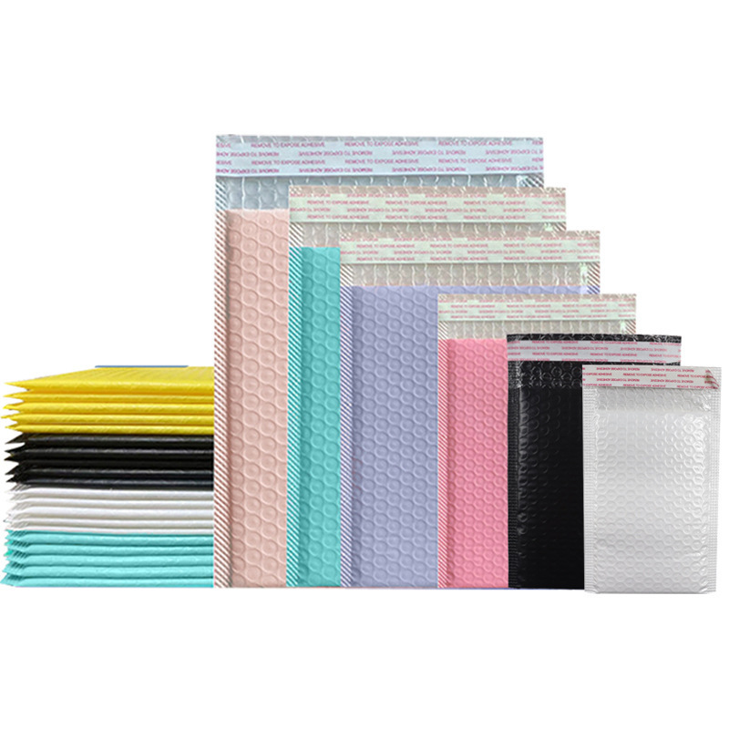 Picture of Co-extruded film bubble bag shockproof bubble film express waterproof bag thickened color self-adhesive bubble bag garment packaging bag
