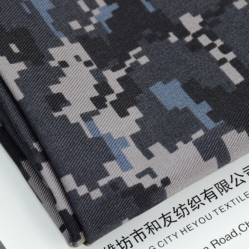 Cotton brocade twill electronic camouflage waterproof special uniform fabric camouflage CN cloth tear resistant cotton nylon cloth