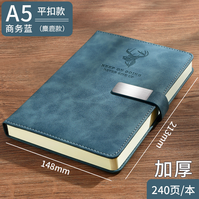 Picture of High-Looking A5 Notebook Imitation Leather Hand Ledger Thickeneded Conference B5 Simple Business Notepad Custom Logo