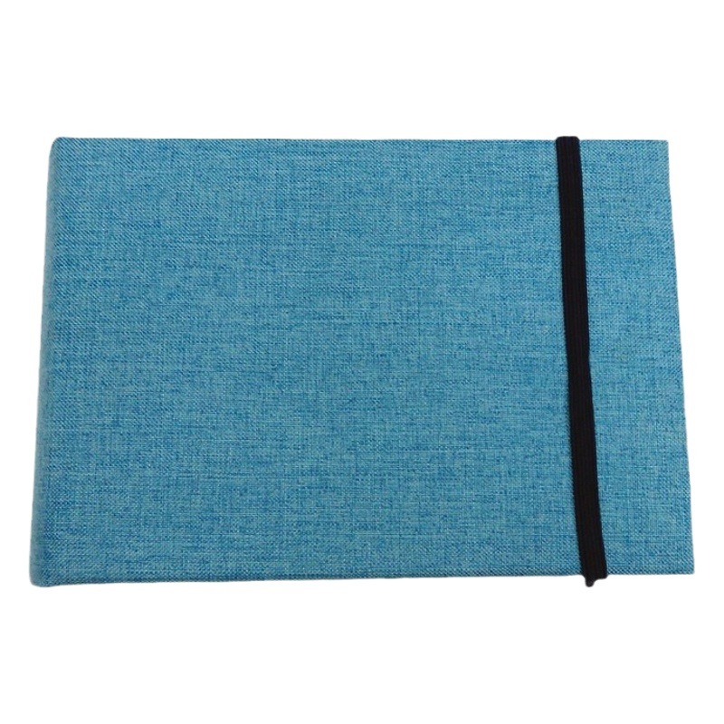 Meijia New Elastic Band Cloth-Covered 4R100 Photo Album Commemorative Album Family Photo Album 6inch Photo Album Star Postcard