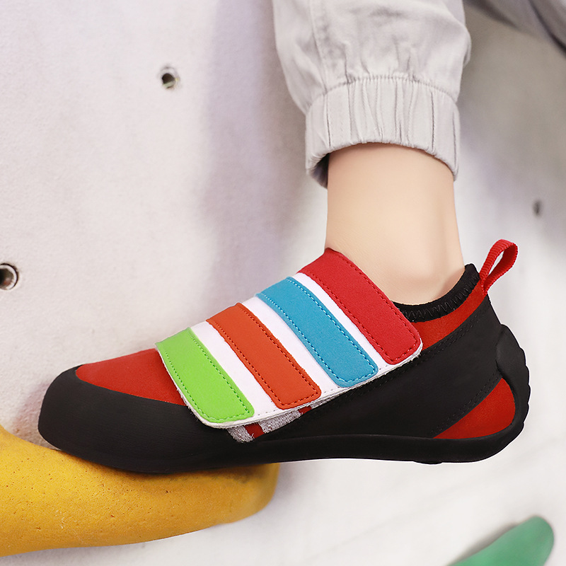 Picture of Children's Rock Climbing Shoes Professional Climbing Non-slip Indoor Training Shoes Boys and Girls Outdoor Beginner Entry-level Bouldering Shoes