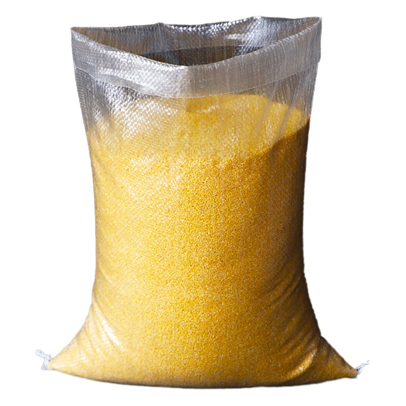 Transparent Woven Bag Thickened Rice Peanut Millet Coarse Cereals White Logistics Express Packaging Large Plastic Snakeskin Bag