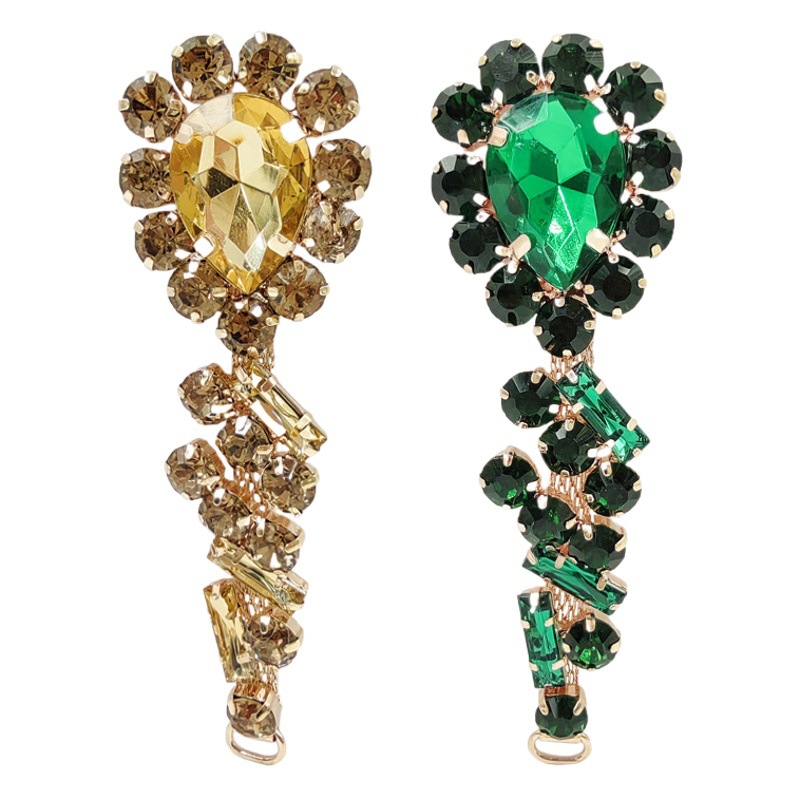Factory wholesale new color acrylic claw diamond chain buckle short diamond chain DIY clothing jewelry decorative material accessories