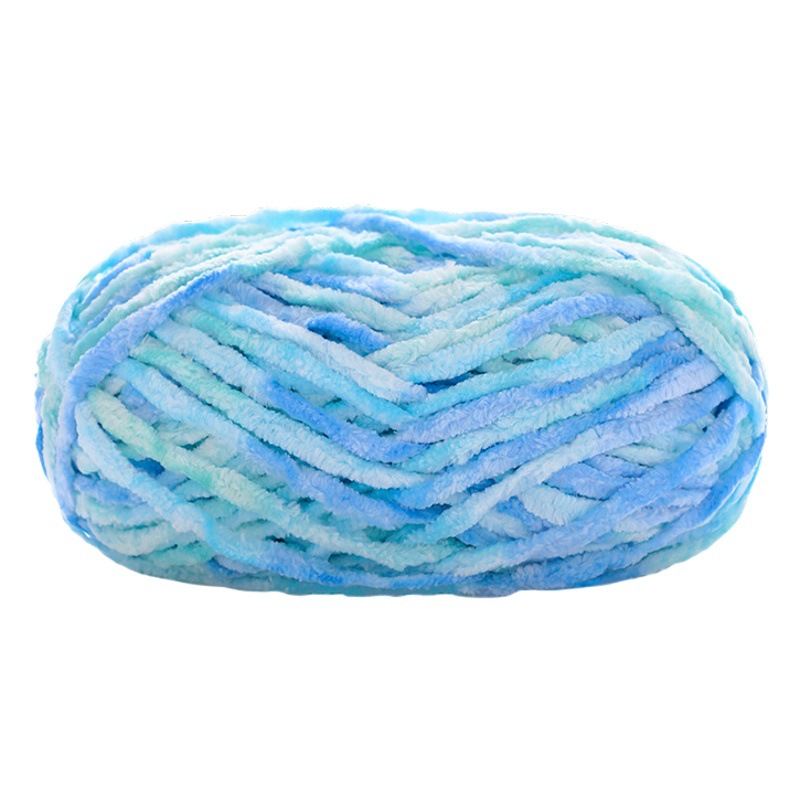 Carter Snowball Chenille Wool Thick Thread Warm Velvet Handmade DIY Crochet Gold Velvet Hook Shoe Thread Stick Needle Scarf Thread