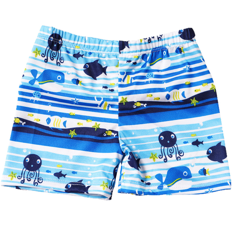 Picture of Children's Swimming Trunks Boys' Swimsuit Cartoon Flat Angle Quick-drying Baby Baby Swimsuit Big Boy South Korea Hot Spring